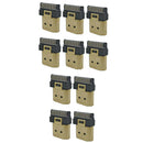 10 Pieces Heavy Duty HDMI Male 19Pin Plug Wire Solder DIY Connectors
