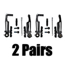 2 Pairs Mountain Bicycle CNC V Brake Caliper Clamp Set for Front/Rear Wheel
