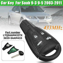 Car 4 Button Remote Control Key PCF7946 D46 Chip 433Mhz LTQSAAM433TX for SA
