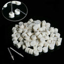 100pcs 13mm Wool Felt Polishing Wheel Buffing Pad + 2 Mandrels for Rotary tool