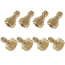 8-Pack Brass Pressure Washer Quick Connector M14x1.5mm/M22x1.5mm Male Thread