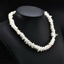 White Puka Shell Necklace Surfer Beach Holidays Gift Hippy Boho Gift Choker H7