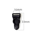 100pcs Womens Plastic Garter Belt Clips Hooks Suspender Clips Black & White