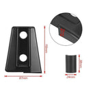 8Pcs ABS Black Door Hinge Covers Trim for 2007-2017 Jeep Wrangler JK JKU 4D F2X6