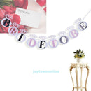 Bride to Be Heart Bunting Banner Garland Bridal Shower Wedding Party Decoration