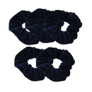 20 Pieces Womens Soft Velvet Elastic Scrunchies Bobble Hair Ropes for Girls