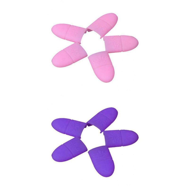 Nail Art Soak Off Cap Pink+Purple