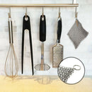 8Inch X 6Inch Stainless Steel Cast Iron Cleaner 316L Chainmail Scrubber For
