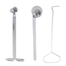 3pc Candle Extinguisher Tool Kit Candle Wick Trimmer & Dipper Candle Snuffer