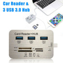 USB 3.0 High Speed Micro SD/TF/M2/MS Multi Memory Card Reader for MacBook Laptop