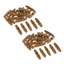 40Pcs Wooden Sewing Horn Toggle Buttons for DIY Scrapbooking Embellishments