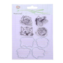 Silicone Flower Stamp+Metal Cutting Dies Stencil Frame Craft Scrapbook