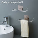 Self Adhesive Towel Rack Stainless Steel Toilet Kitchen Bathroom Accessories