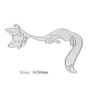 Fox DIY Metal Cutting Dies Stencil Scrapbook Embossing Die Cut Paper Card A