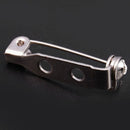 100 x Brooch Bar Backs Safety Pins Badge Fasteners For Jewellery Findings M G7B4