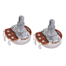 4 Pieces Audio Potentiometer Pots for Electric Guitars Bass A250K/B500K