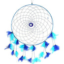 29'' Blue Dream Catcher Handmade Dream Catcher with Feathers