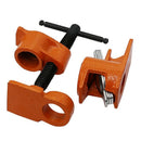 1X(1/2 Inch Heavy Duty Pipe Clamp Woodworking Wood Gluing Pipe Clamp Pipe C