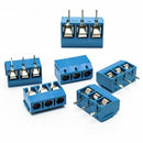 50 Pcs blue ABS KF301-2P 5.08mm 2 Pin Connect Terminal Screw Terminal Conne Q3H6
