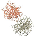 100pcs French Hooks Ear Wire Connector Lever Back Earrings Finding Wholesale