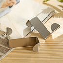 2PC Back Door Hook Stainless Steel Kitchen Cabinet Clothes Hanger Home Stor O6O4