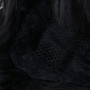 Short Bob Wigs Black Wig for Women with Bangs Straight Synthetic Wig Natural ME