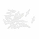 20 Pcs 4mm Dia Straight 2 Way Aquarium Fish Tank Air Line Connector