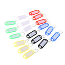 20pcs Keychain Key Split Ring ID Tags Name Card Label Luggage Bag Tag  Z