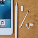 2Pack Silicone Protective Cap Cover Anti-Lost Holder & Connector Adapter Tether