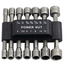 14pcs Strong Sleeve Wrench Hexagonal Handle Screw Sleeve Pneumatic Bits
