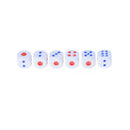 20Pcs 12mm Opaque Six Sided Spot Dice Games D6 RPG Playing Toys TDONBW  NMUSSJTE