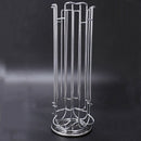 1X(Useful Coffee Pod Holder Iron Stand Coffee Capsule Storage Rack For 24Pc
