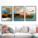 Abstract Ink Paint Un-framed Canvas Print Painting Pictures Home Decor Wa JIA
