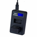 1X(For Ahdbt-301 Go-Pro Hero3 Battery Usb Lcd Display Dual Port Charger For