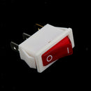 Red Light Rocker Switch AC 16A/250V 20A/125V 3-Pin Connector for Car Boat