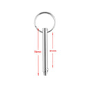 4PCS Stainless Steel Bimini Top Quick Release Pins Hardware for Boat/Canvas