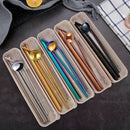 Environmentally Friendly Stainless Drink Straws Set with Carry Box and Clea