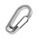 3pcs Titanium Alloy Carabiner Clip Snap Hook Keychain Camping Outdoor Tools