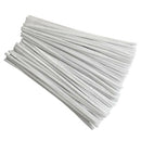 100 Pcs 30cm creation pipe cleaners, white H6Z9