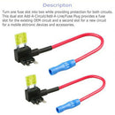 5Pack 12V 20 Amp Car Add-a-circuit Fuse TAP Adapter Kit, Mini ATM APM Blad UNR
