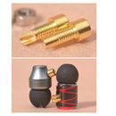 2x Earphone MMCX Jack Female Connector Socket With Screw Ring Copper Plated