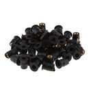 50 Pack Rubber Well Nuts M5 5mm Brass Insert Metric Wellnuts Motorcycle