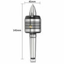 1pc Long Nose MT2 Live Center Precision 55-60HRC/45-50HRC 0.0002" Accuracy