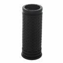 2 Pcs Black Texture Non-slip Rubber Handlebar Grip for Bike Bicycle