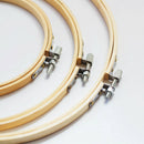 5" Bamboo Frame Hoop Ring Embroidery Cross Stitch Sewing Tool DIY Art Craft