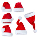 Party Soft Plush Cloth Birthday Surprise Santa Holiday Comfortable Christmas Cap