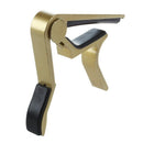 Clamp Key Trigger Capo for Acoustic Electric Classic Guitar (Golden) I3D9