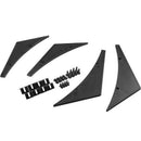Universal Car Front Bumper Lip Splitter Body Spoiler Canards Refit Kits Black FT