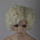 7.8 Inch Synthetic Wigs High Temperature Silk Heat Short Short Roll Lace Wi