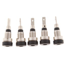 5Pcs 2mm Banana Plugs Female Jack Socket Plug Wire Connector Black